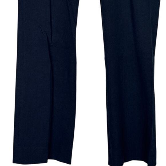 J. Crew High Rise Straight Ankle Wide Leg Stretch Trouser Pants Pockets 12 Blue - Picture 3 of 15